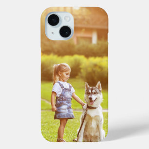 Custom Personalized Pet Photo iPhone 15 Case