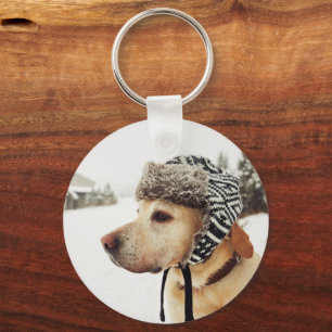 Custom Personalized Pet Photo Keychain