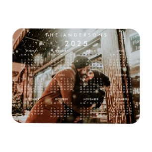 Custom Personalized Photo 2023 Calendar Magnet