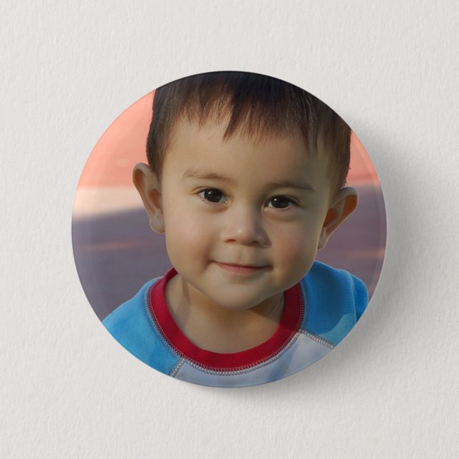 Custom Personalized Photo 2 Inch Round Button (Front)
