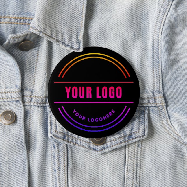 Custom Personalized Photo 4 Inch Round Button (In Situ)