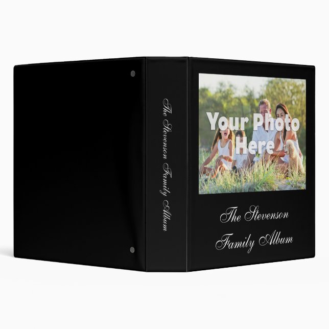 Custom Personalized Photo Album Binder (Background)