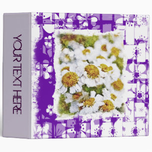 Custom Personalized Photo Album. Vintage Flower Binder