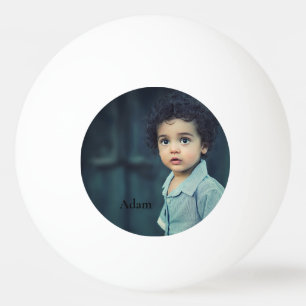 Custom Personalized Photo and Text Ping Pong Ball