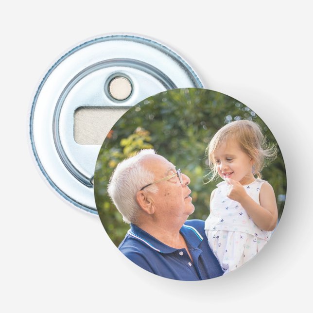 Custom Personalized Photo  Bottle Opener (Front)