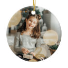 Custom Personalized Photo Christmas Ornament