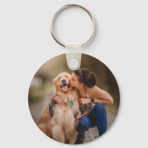 Custom Personalized Photo Double Sided   Keychain