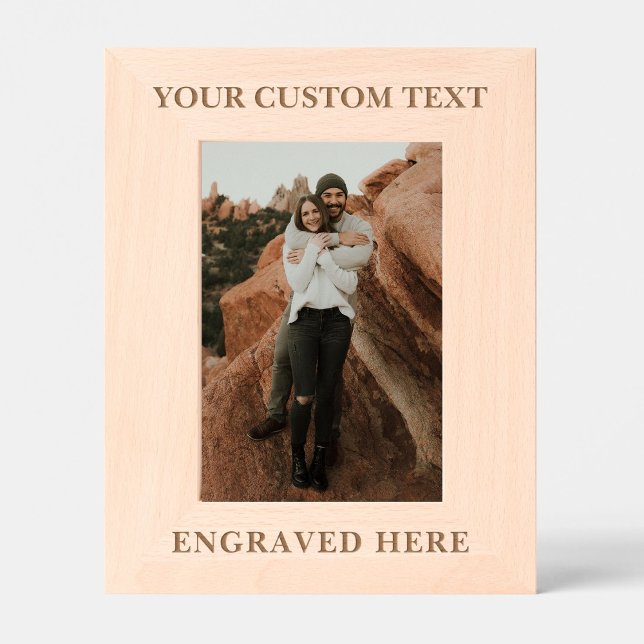 Custom Personalized Photo Etched Frames (Creator Uploaded)