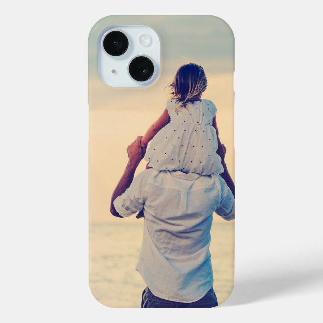 Custom Personalized Photo Father's Day Gift Case-Mate iPhone Case (Back)