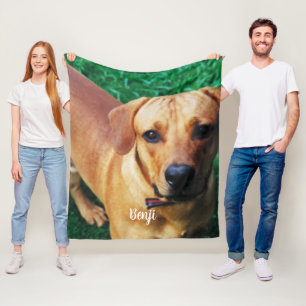 Custom Personalized Photo  Fleece Blanket