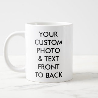 Custom Personalized PHOTO GIANT JUMBO MUG 20oz