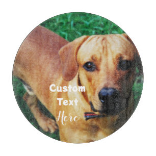 Custom Personalized Photo Glass  Cutting Board