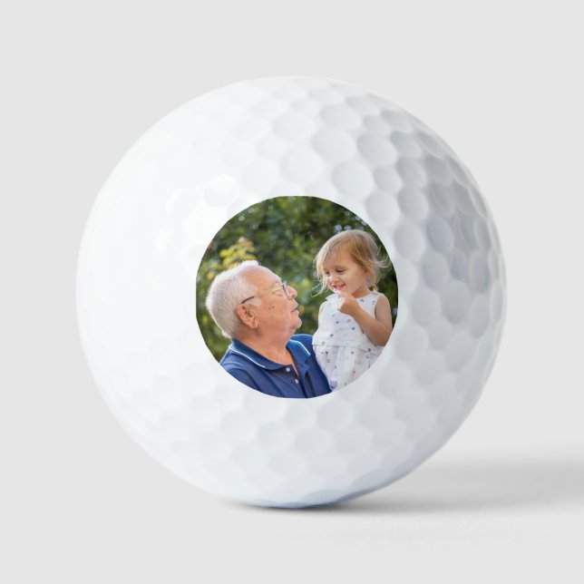 Custom Personalized Photo  Golf Balls (Front)