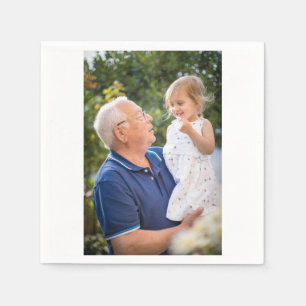 Custom Personalized Photo Napkin
