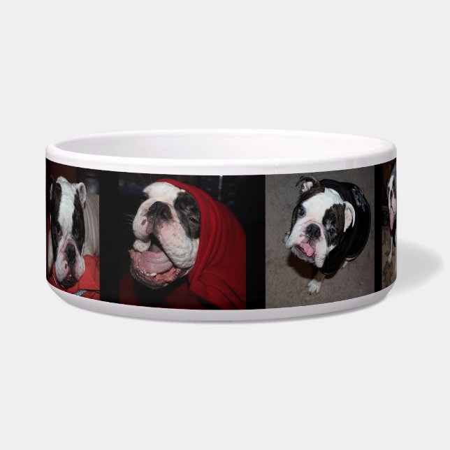 Custom Personalized Photo Pet Dog Bowl (Left)