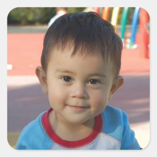 Custom Personalized Photo Square Sticker
