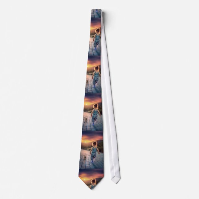 Custom Personalized Photo  Tie (Front)