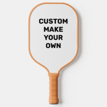 Custom personalized PICKLEBALL PADDLE Blank - TAN