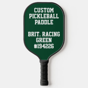 Custom personalized PICKLEBALL PADDLE - GREEN