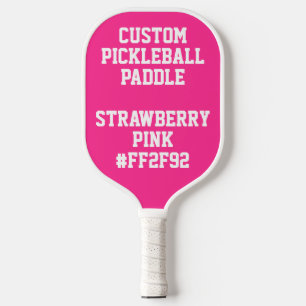  Custom personalized PICKLEBALL PADDLE - PINK
