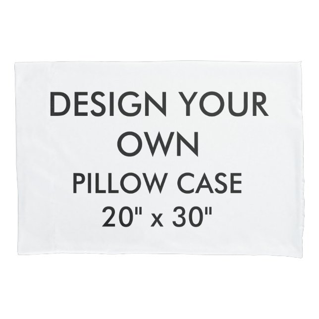 Custom Personalized Pillow Case 20" x 30" (Front)