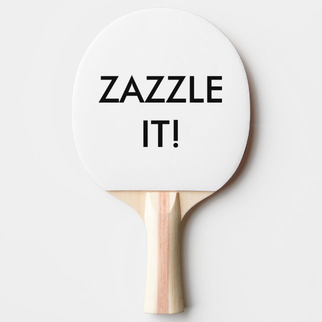 Custom Personalized Ping Pong Paddle (Bat) Blank (Front)