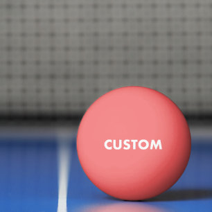 Custom Personalized PINK Table Tennis Ping Pong Ball
