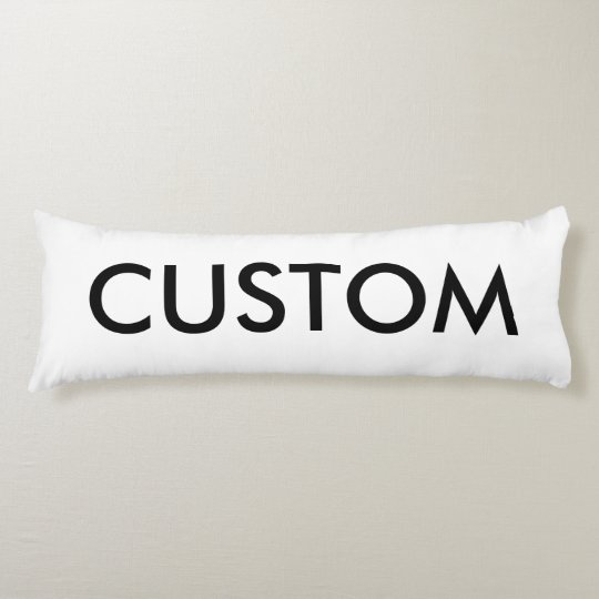 Custom Personalized POLYESTER Body Pillow Blank Zazzle.ca