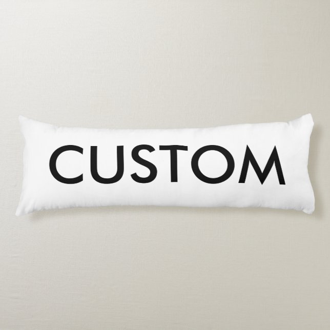 Custom Personalized POLYESTER Body Pillow Blank (Front)