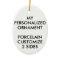 Custom Personalized PORCELAIN OVAL PHOTO ORNAMENT