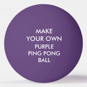 Custom Personalized PURPLE Ping Pong Ball