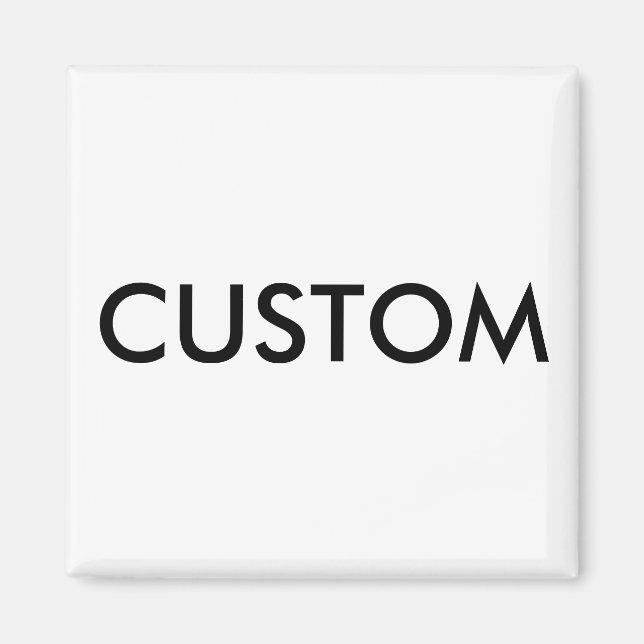 Custom Personalized Refrigerator Magnet Blank (Front)