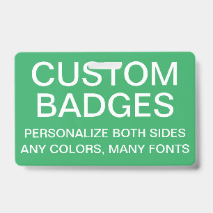 Custom Personalized RETRACTABLE BADGE Template