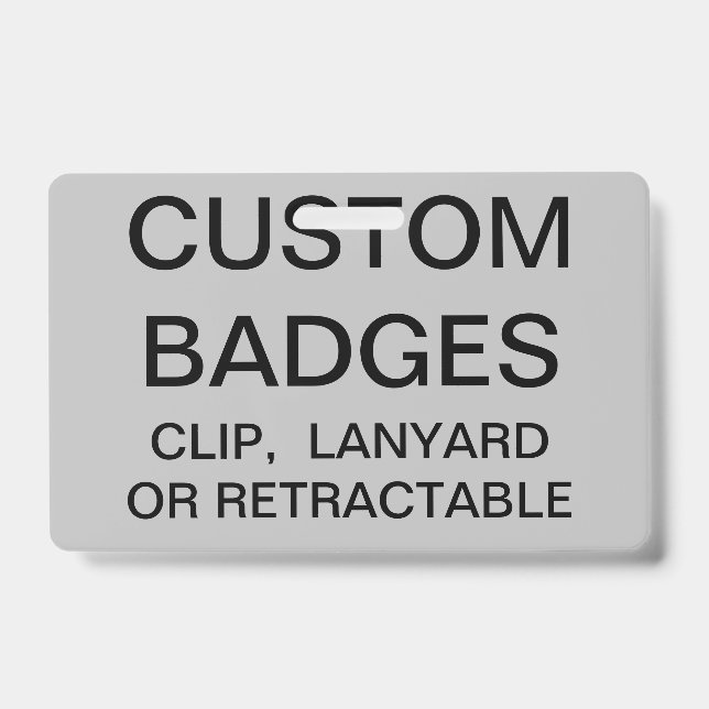 Custom Personalized RETRACTABLE BADGE Template (Front)