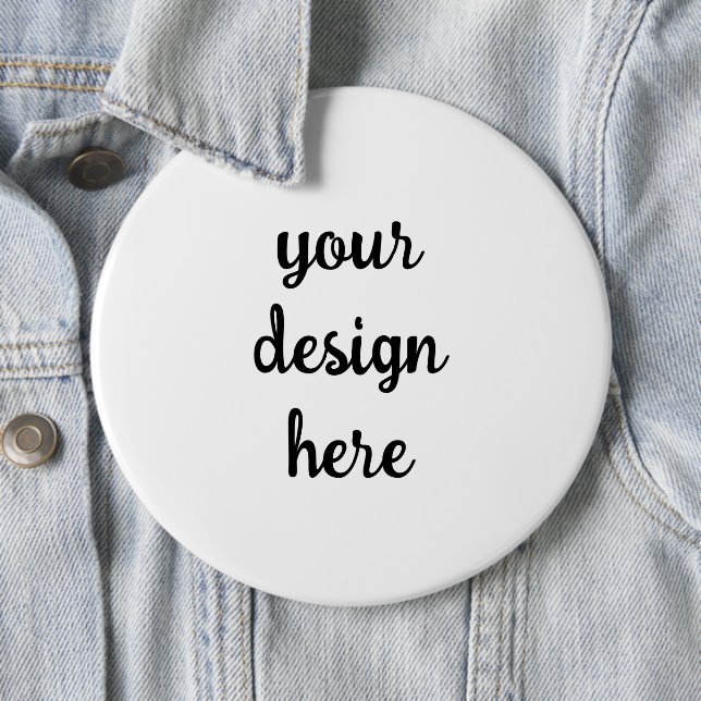 Custom Personalized Round 6 Inch Round Button (In Situ)