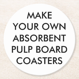 Custom Personalized Round Absorbent Coasters