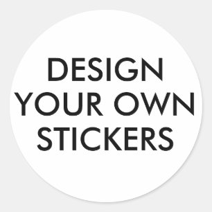 Custom Personalized Round Circular Circle Stickers