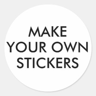 Custom Personalized Round Circular Circle Stickers