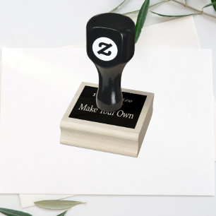 Custom personalized rubber stamp
