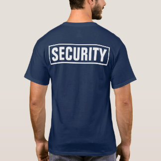 Custom Personalized Security T-Shirt