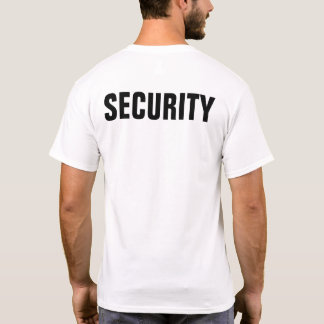 Custom Personalized Security T-Shirt