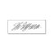 Custom Personalized Self Inking Signature Stamp