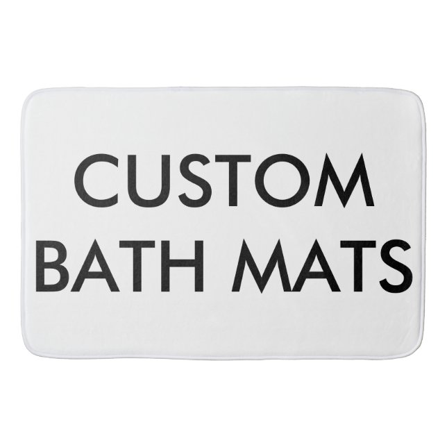 Custom Personalized Shower Bath Mat Blank Template (Front)