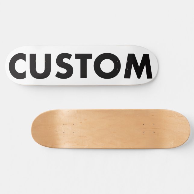 Custom Personalized Skateboard Deck 8.125" 20.64cm (Horz)