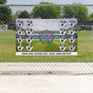 Custom Personalized Soccer Football Team Banner