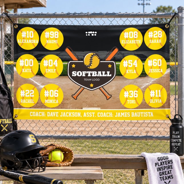 Custom Personalized Softball Banner Ideas Team (Creator Uploaded)