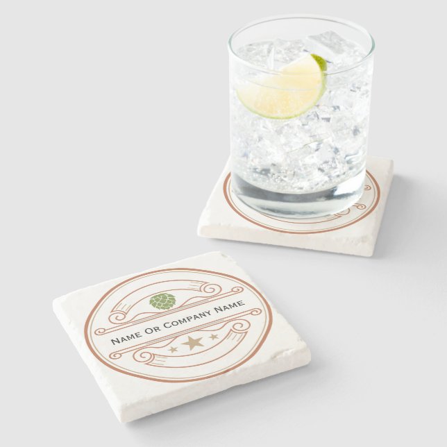 Custom Personalized Stone Coaster (Side)