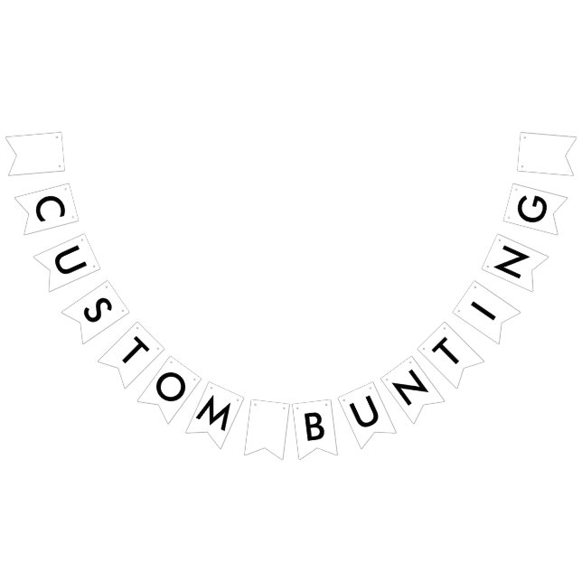 Custom Personalized SWALLOWTAIL BUNTING FLAGS (All)