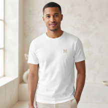 Custom Personalized T-Shirt with initial