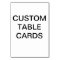 Custom Personalized Table Card Blank Template